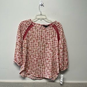NWT Zac&Rachel Petite Blouse Top